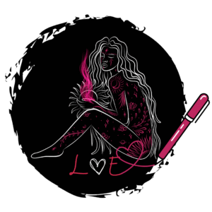Lila Ember, free erotic stories: goddess holding a pink flame.